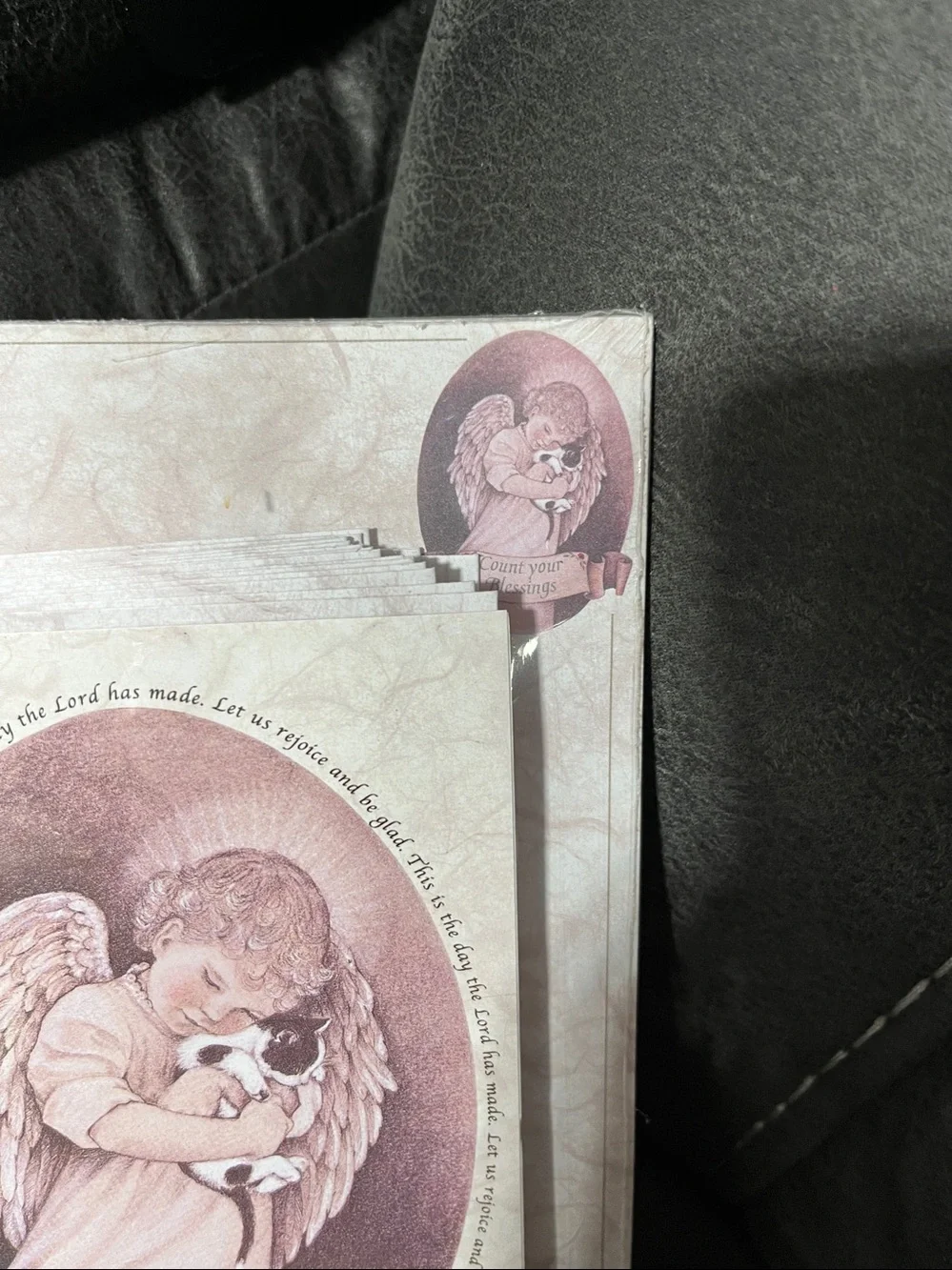 Count Your Blessings Angel Note Cards and stationary